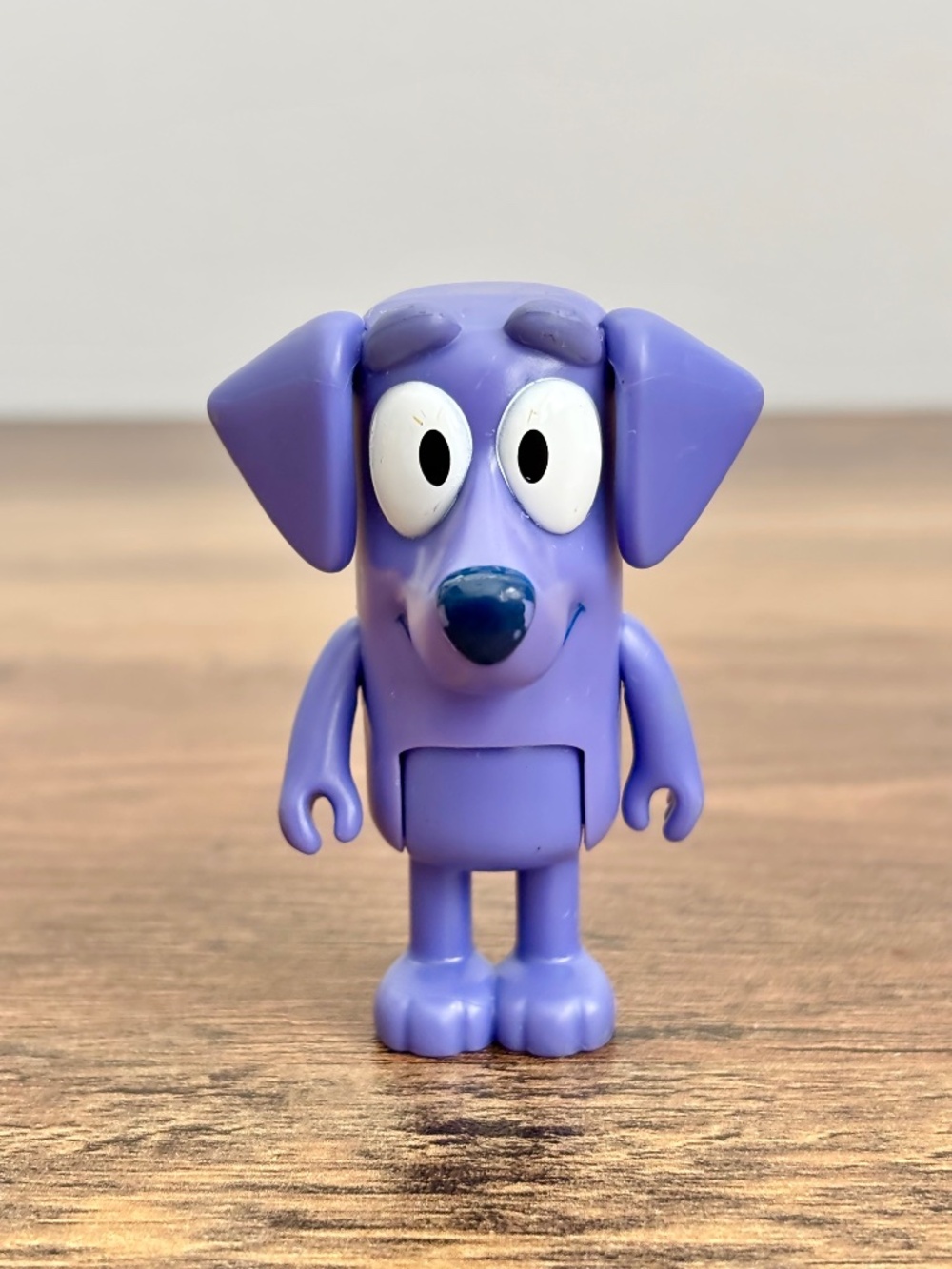 Bluey JEAN-LUC Purple Dog Action Figure Camping Labrador Replacement Toy RARE
